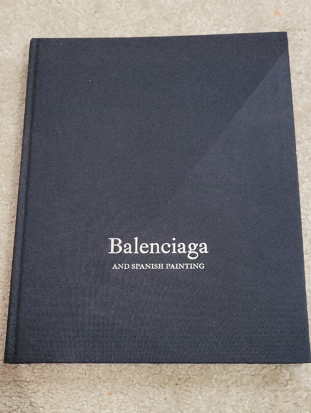 Balenciaga Black Hardcover Art Book